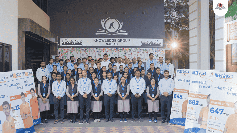 Showcasing students with departments or programs in a school event, captured as part of Ahmedabad school event video production to showcase student engagement