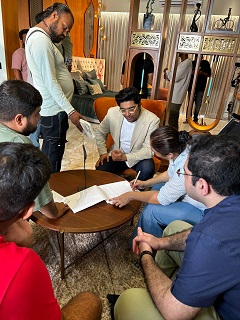 Behind the scenes of a promotional TV ad shoot with Malhar Thakar by Cosmos Production